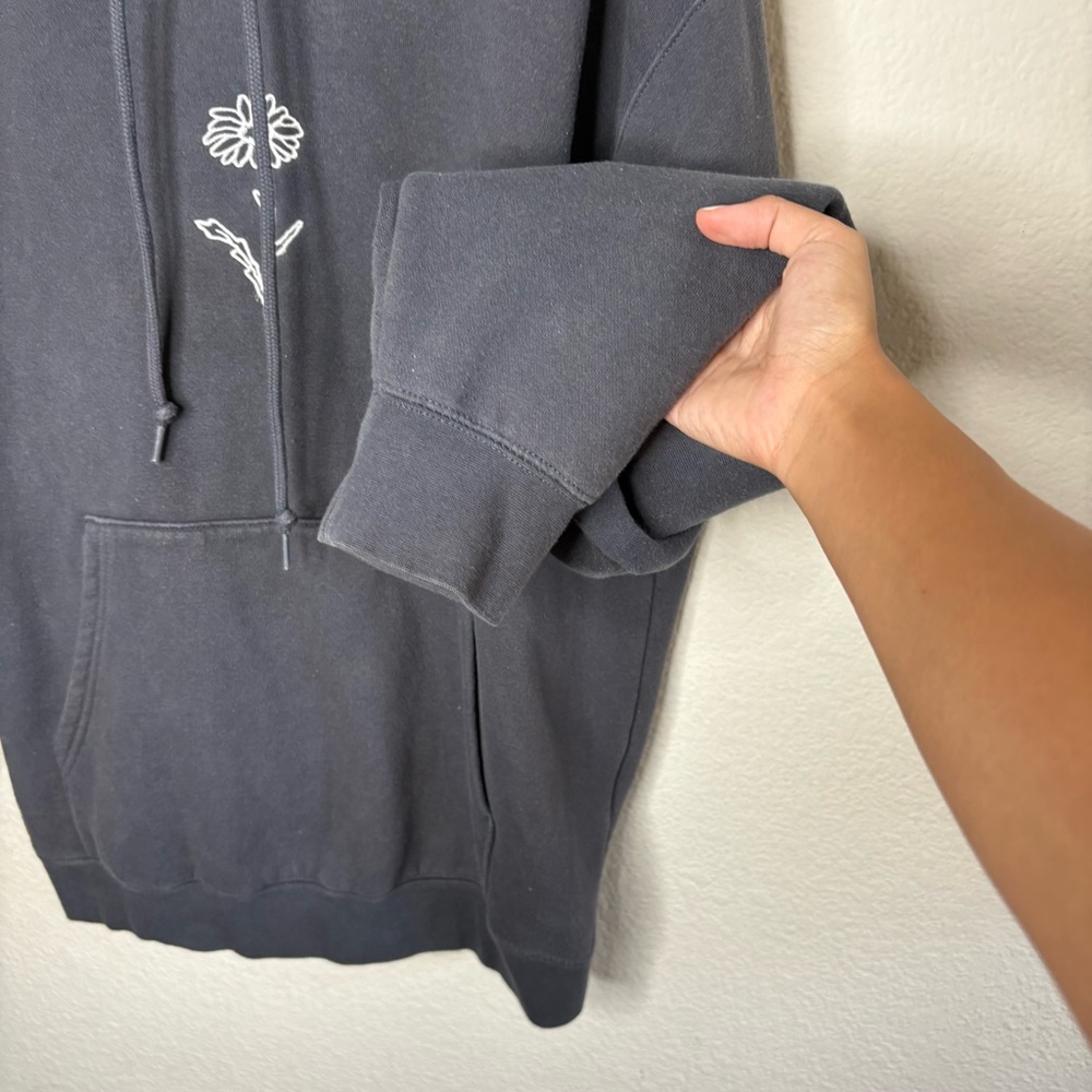 OBEY Hoodie with Flower Embroidery - Picture 6 of 8